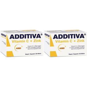 ADDITIVA® Vitamin C + Zink Depot 300 mg Kapseln