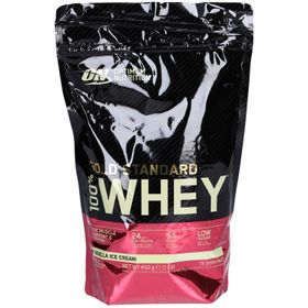 OPTIMUM NUTRITION Gold Standard 100 % Whey - Protéines en poudre - Glace à la vanille