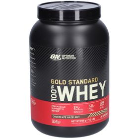 OPTIMUM NUTRITION Gold Standard 100 % Whey - Protéines en poudre - Chocolat Noisette