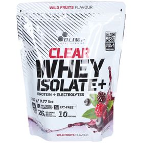OLIMP Clear Whey Isolate+ fruits sauvages - Protéines + Électrolytes