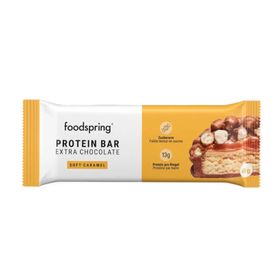 foodspring® Barre Protéinée Extra Chocolat Caramel Doux
