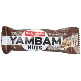 BODY ATTACK Yambam Nüsse Brownie Weiße Schokolade
