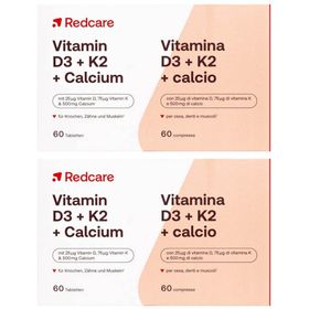 Redcare Vitamine D3, K2 et Calcium