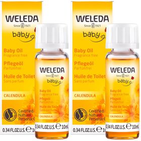 WELEDA Huile soin Bébé au Calendula Sans Parfum - soigne, protège & nettoie en douceur