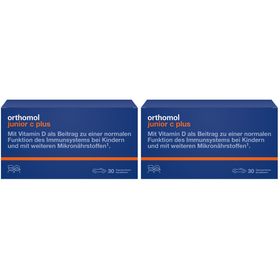 Orthomol junior C plus - avec vitamine C comme contribution au fonctionnement normal du système immunitaire - goût mandarine/orange - comprimés à mâcher