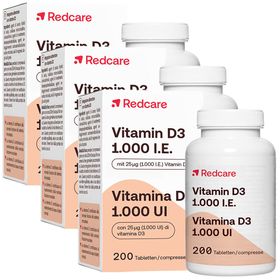 Redcare Vitamine D3 1000 E.I.