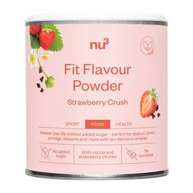 nu3 Fit Flavour Powder Strawberry Crush - Économisez 20% avec le code DRINKNU3