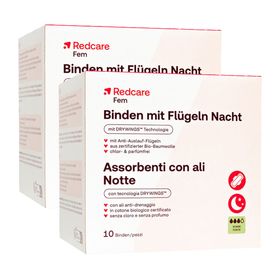 Redcare Fem Binden mit Flügeln Nacht