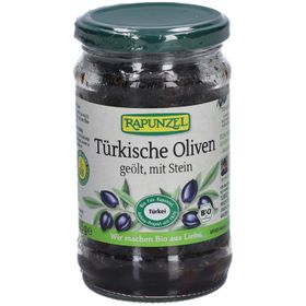 RAPUNZEL Olives noires huilées avec noyau