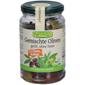 RAPUNZEL Olives mélangées aux herbes, dénoyautées et huilées