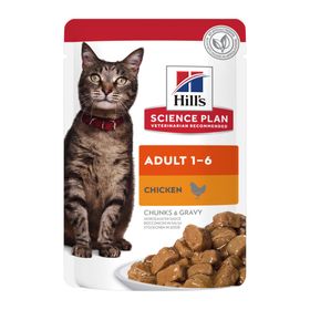 Hill's Science Plan Adult Katzen-Nassfutter mit Huhn - Frischebeutel