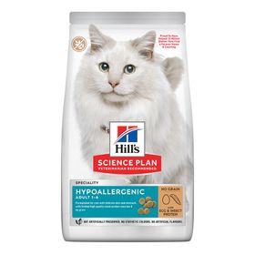 Hill's Science Plan Hypoallergenic Katzenfutter mit Ei und Insektenprotein