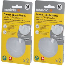 2x MEDELA Brusthütchen Contact M