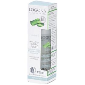 LOGONA Cosmétiques naturels Fluide hydratant à l'acide hyaluronique et à l'aloe vera bio