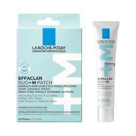 La Roche Posay Effaclar DUO+M Patch + La Roche Posay Effaclar Duo+M : soin triple action en profondeur contre les boutons, les points noirs et les impuretés avec effet anti-rechute