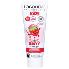 LOGODENT® Kids Gel dentifrice Happy Berry sans fluor pour enfants 0-6 ans