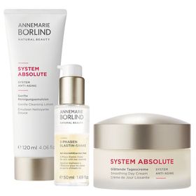 ANNEMARIE BÖRLIND 2-Phasen Elastin Shake + Sanfte Reinigungsemulsion + Regenerierende Tagespflege