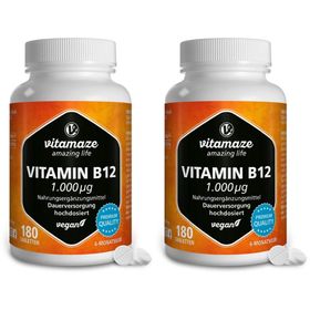 VITAMINE B12 1.000 µg végétalien à forte dose