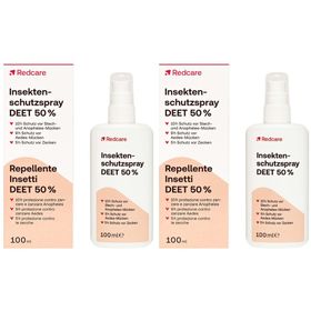 Redcare Insektenschutzspray DEET 50% 100 ml x2