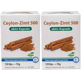 CEYLON-Zimt 500 aktiv Kapseln 2x