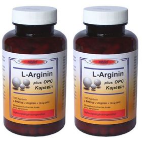 L-ARGININ+OPC 600 mg Kapseln 2x