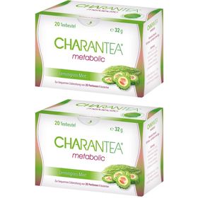 CHARANTEA metabolic Lemon/Mint Filterbeutel 2x