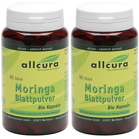 MORINGA BLATTPULVER Bio Kapseln 2x