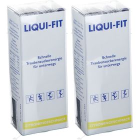 LIQUI FIT flüssige Zuckerlösung Lemon Beutel 2x