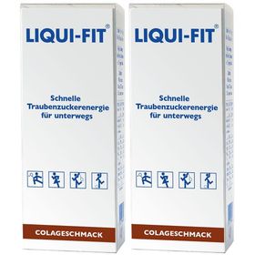 LIQUI FIT flüssige Zuckerlösung Cola Beutel 2x