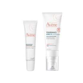 Avène Beruhigende Augencreme + Avène Tolérance Hydra-10 Feuchtigkeitscreme Set