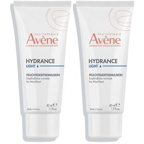 Avène Hydrance leicht Feuchtigkeitsemulsion x2