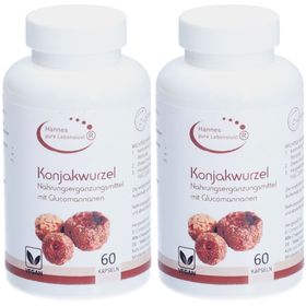 KONJAKWURZELEXTRAKT Glucomannan Kapseln 2x