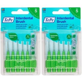 TEPE Interdentalbürste 0,8mm grün 2x