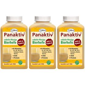 PANAKTIV Bierhefe flüssig 3x