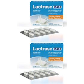 Lactrase® 18,000 - Laktase Kapseln bei Laktoseintoleranz, hochdosiert