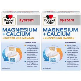 Doppelherz® system MAGNESIUM + CALCIUM + KUPFER UND MANGAN