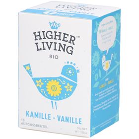 Higher Living™ Thé bio à la camomille et à la vanille