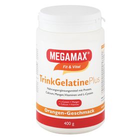 MEGAMAX® Fit & Vital TrinkGelatine Plus arôme orange