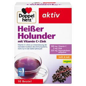 Doppelherz® aktiv Sureau chaud avec vitamine C + zinc