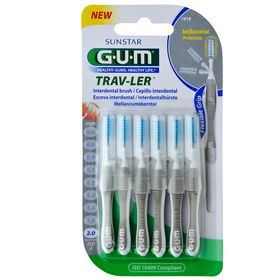 GUM® Trav-Ler 2,0 mm grau Kerze