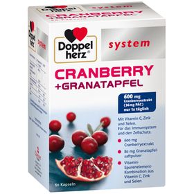 Doppelherz® system CANNEBERGE + GRENADE