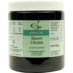 GREEN LINE NUTRITHEKE Citrates de base