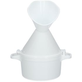 Inhalateur plastique blanc - Nez bouché, rhume, sinusite