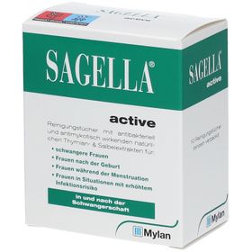 SAGELLA active Intim-Reinigungstücher