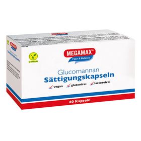 MEGAMAX® Capsules de satiété au glucomannane pour la réduction du poids