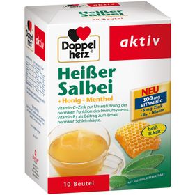 Doppelherz® Sauge chaude + miel + menthol