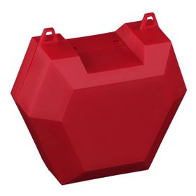 Zahnspangenbox mit Kordel rot