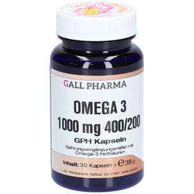 GALL PHARMA Omega 3 1000 mg 400/200 GPH Kapseln