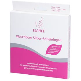 ELANEE Stilleinlagen Silber waschbar