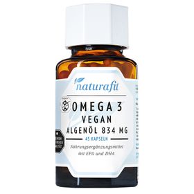 naturafit Omega 3 vegan Algenöl 834 mg